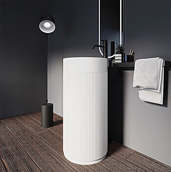 corian bathroom freestanding washbasin manufacturer in turkey 